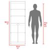 Estante TuHome Home E4 2 Puertas Wengue Milan