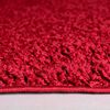 Alfombra Doral Shaggy 180 x 133 cm Rojo