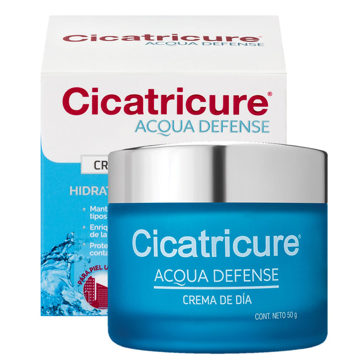 Pack Cicatricure Acqua Defense Noche 50 gr y Día 50gr