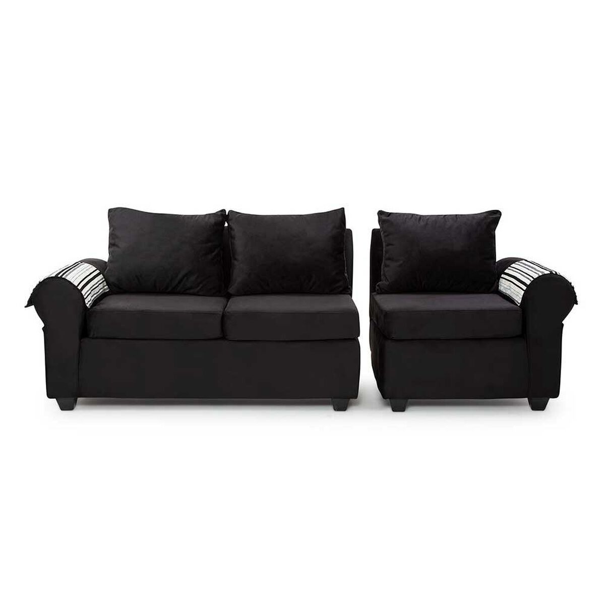 Sofá Seccional Muebles MPR Calafate 4 Negro