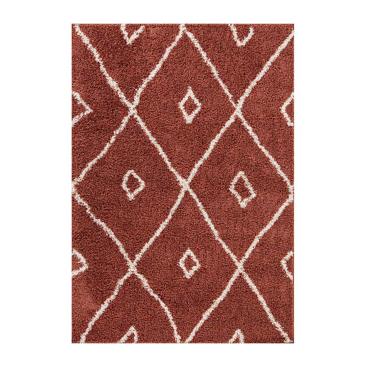 Bajada de Cama Idetex Shaggy Guiza 50 x 100 cm Rojo
