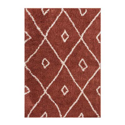 Bajada de Cama Idetex Shaggy Guiza 50 x 100 cm Rojo