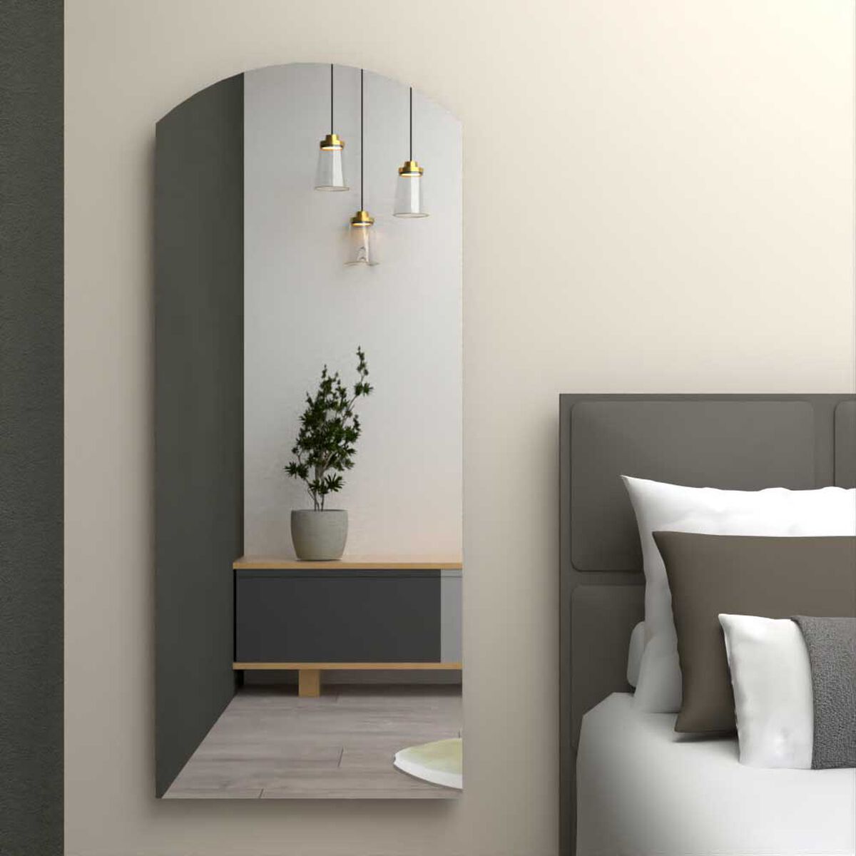 Espejo Rectangular TuHome Oporto 50 x 130 cm