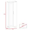 Combo Mueble Alacena + Mueble Microondas TuHome Fendi Rovere Blanco
