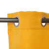 Set Cortinas Jacquard-Argolla Nogal Amarillo 140X220+5 Cm