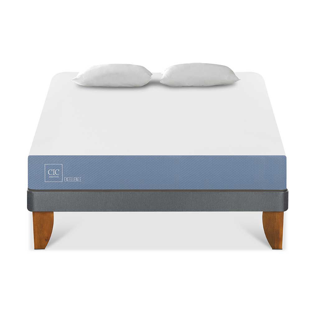 Cama Europea CIC 2 Plazas Excellence + 2 Almohadas