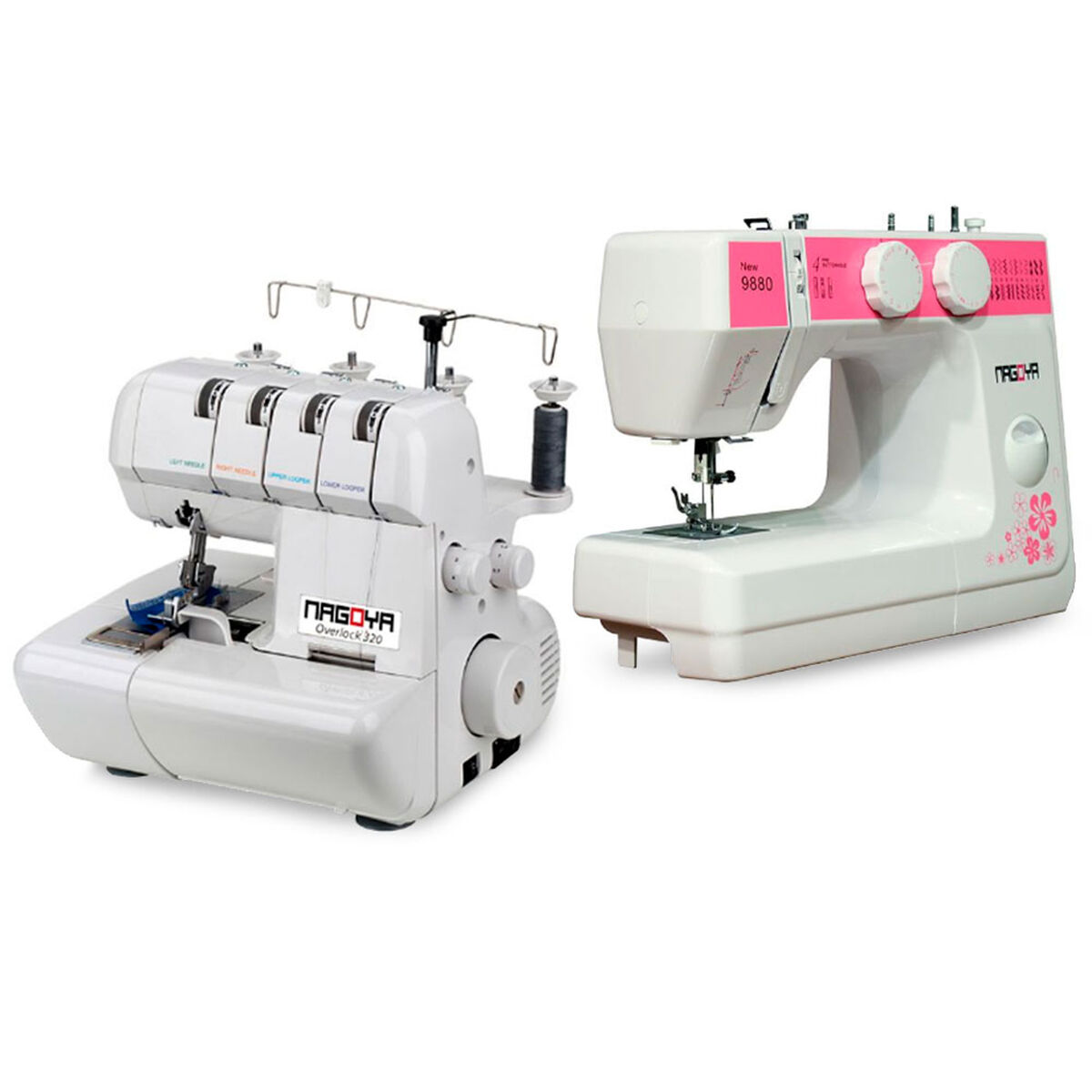Combo Máquina de coser 9880 + Overlock 320 Nagoya