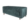 Sof&aacute; Tela Velvet Latam Home Brescia 3 Cuerpos