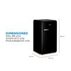 Minibar Midea MDRD142FGE30 93 lts. Negro