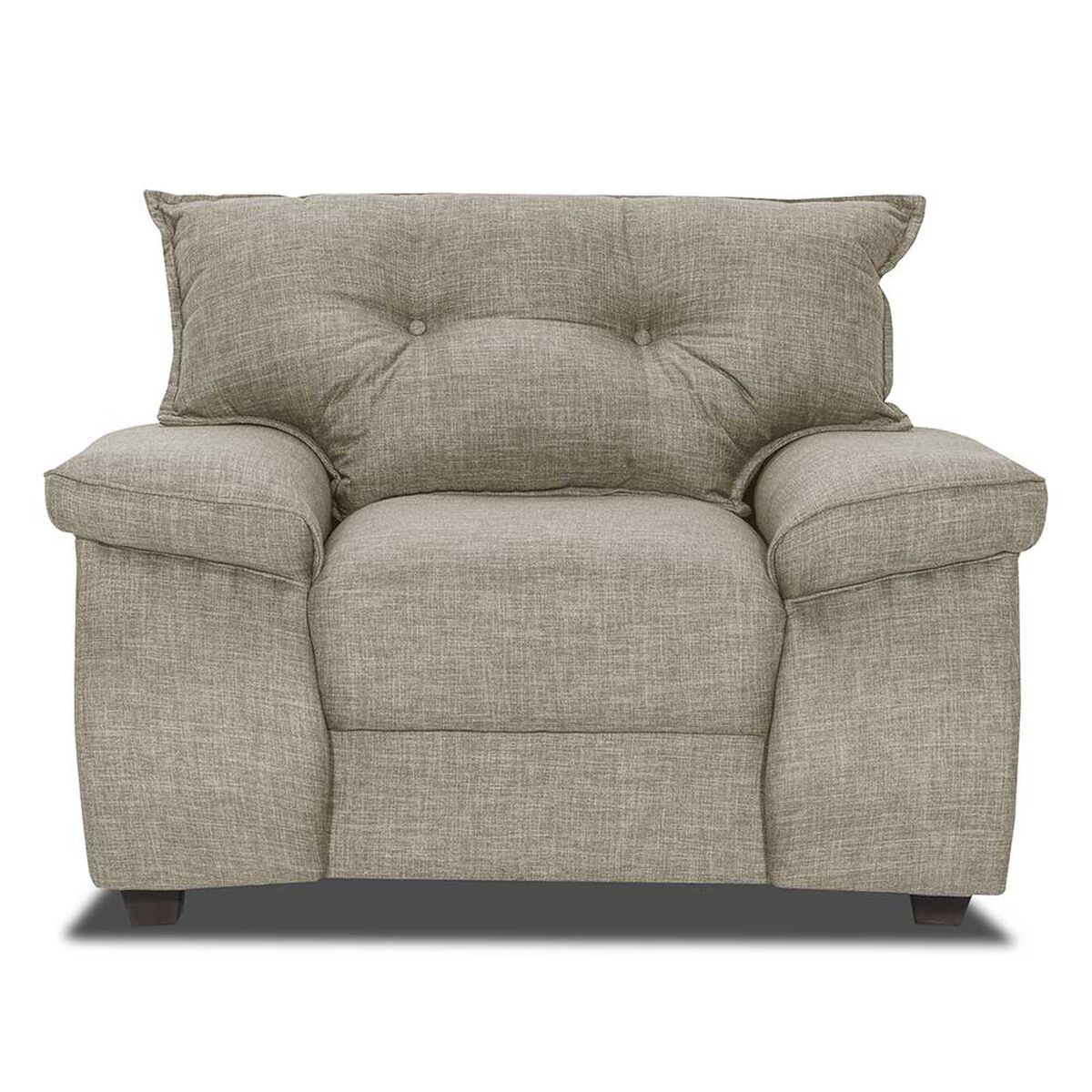 Juego de Living Innovamuebles Fortaleza Córdoba Sofá 3 Cuerpos + Sofá 2 Cuerpos + Butaca 1 Cuerpo Beige