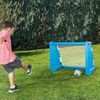 Arco De Futbol Azul Dolu