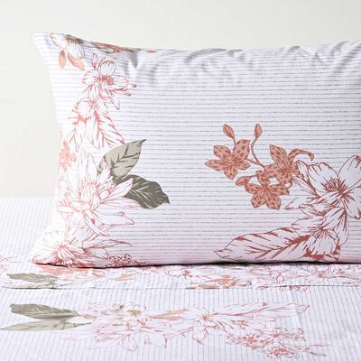 Imagen 2 del producto Juego de Sábanas Estampado Cannon 200 Hilos 1,5 Plazas Amaranta