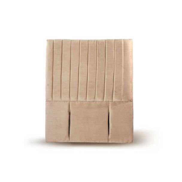 Respaldo Latam Home 1 Plaza Sorrento Tela Velvet Beige