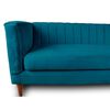 Sof&aacute; Tela Velvet Latam Home Sorrento 3 Cuerpos