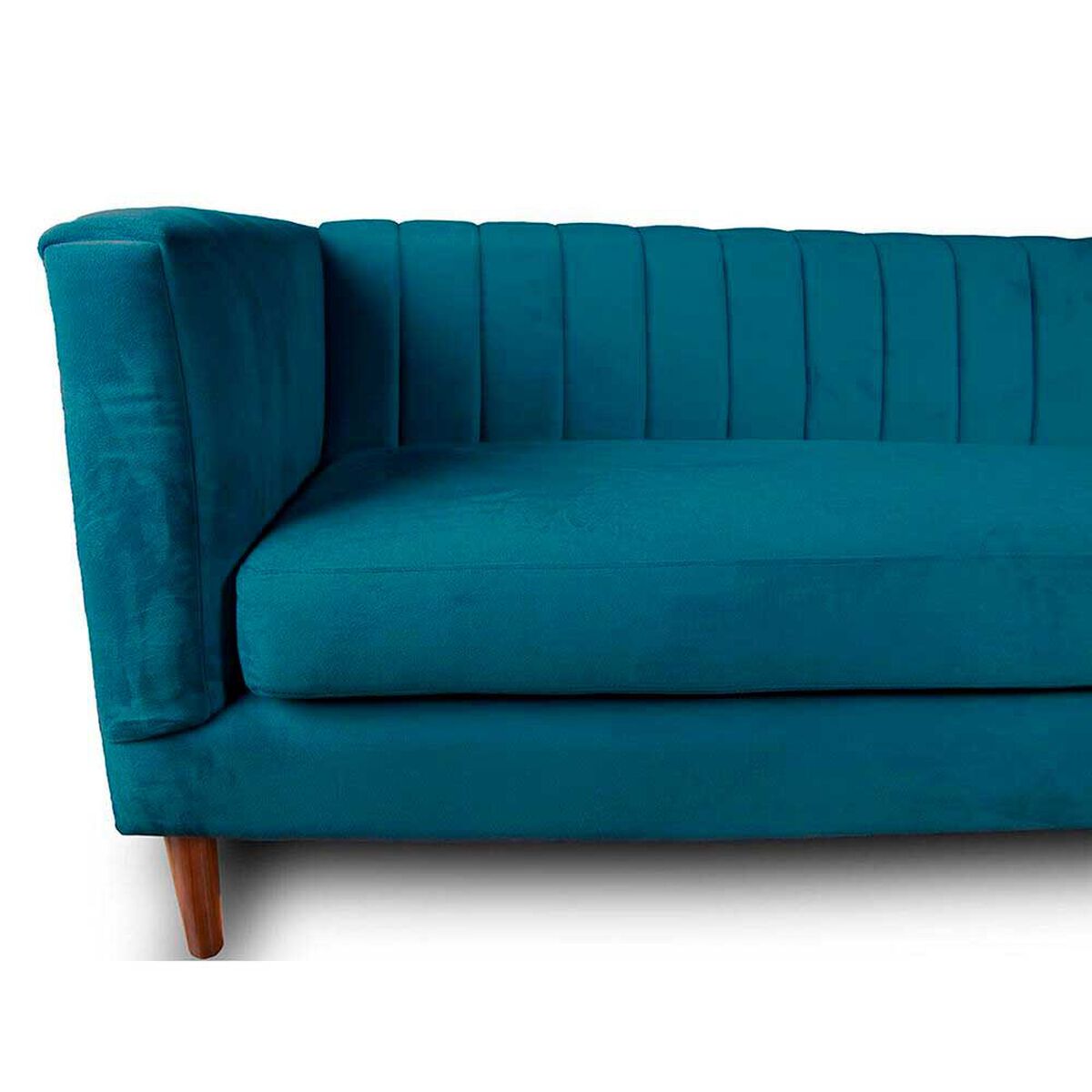 Sof&aacute; Tela Velvet Latam Home Sorrento 3 Cuerpos
