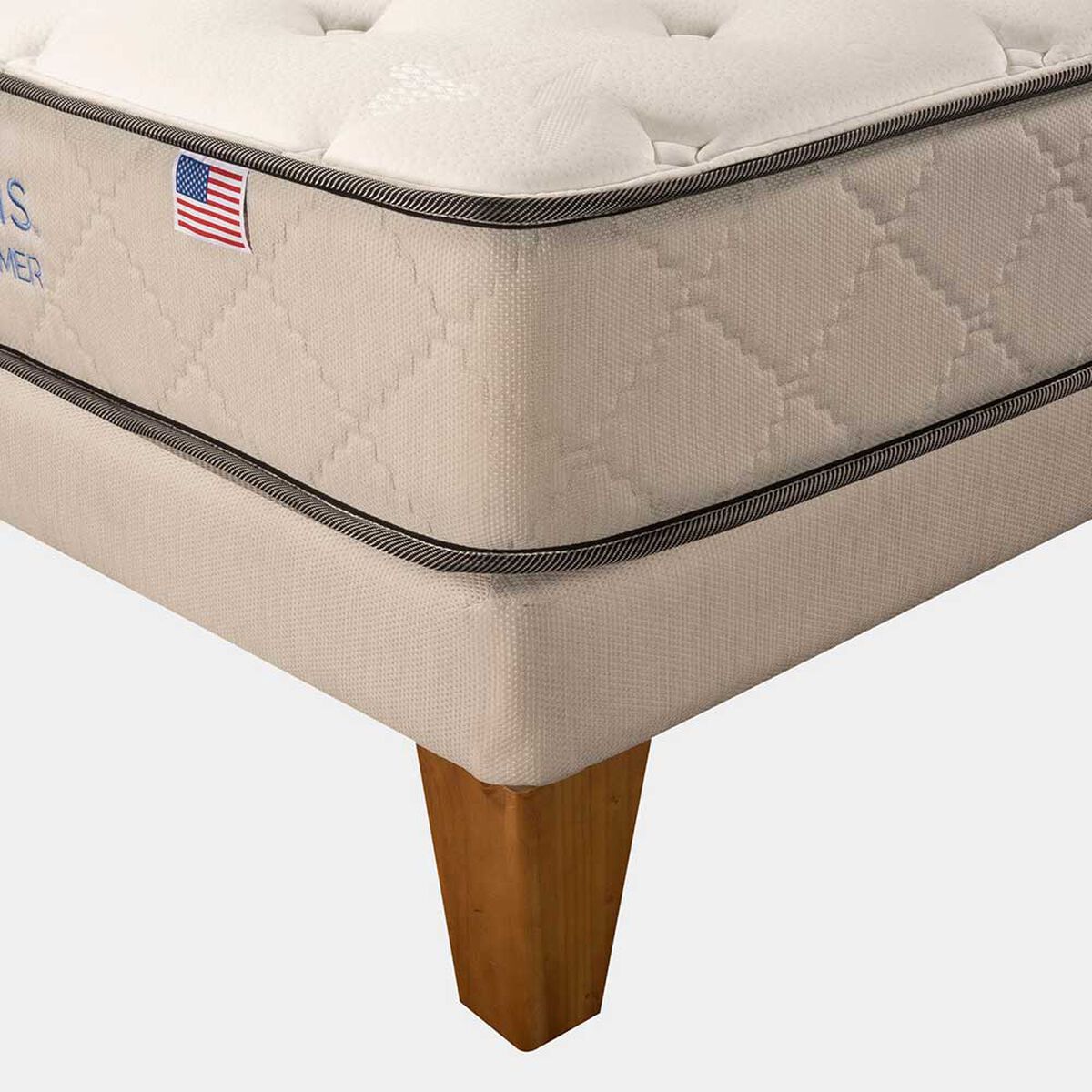 Cama Europea Simmons 2 Plazas Dreamer