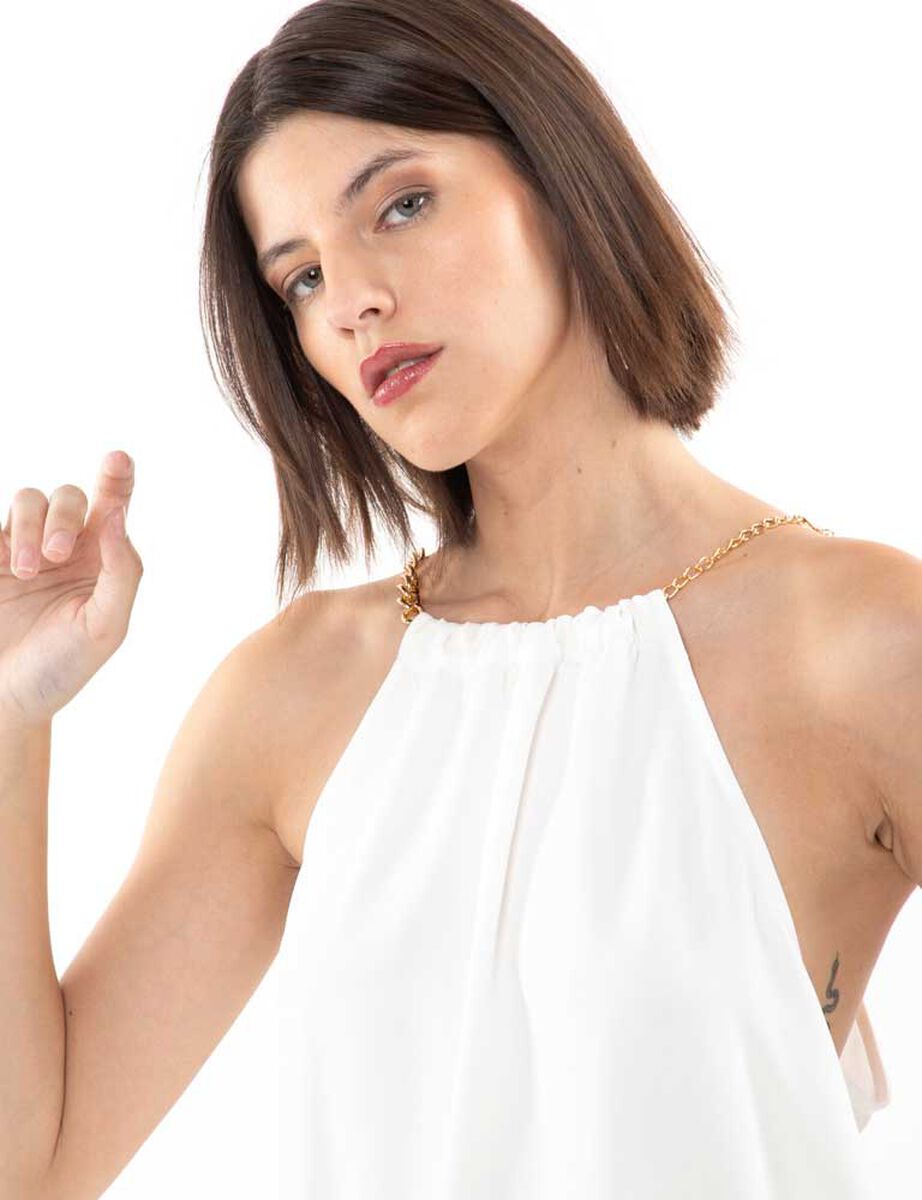 Blusa Sin Mangas Mujer Fiorucci
