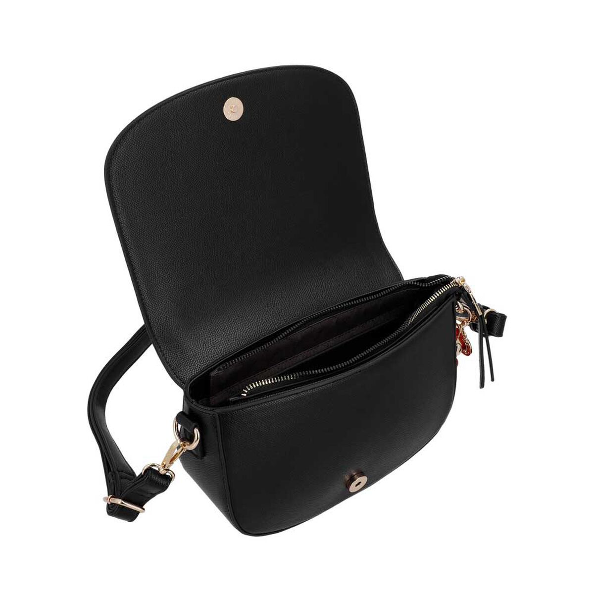Cartera Bandolera Secret Kansas SC7 Peque&ntilde;a Negra