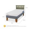 Cama Europea CIC 1,5 Plazas Excellence Plus + Respaldo Dublin Olivo