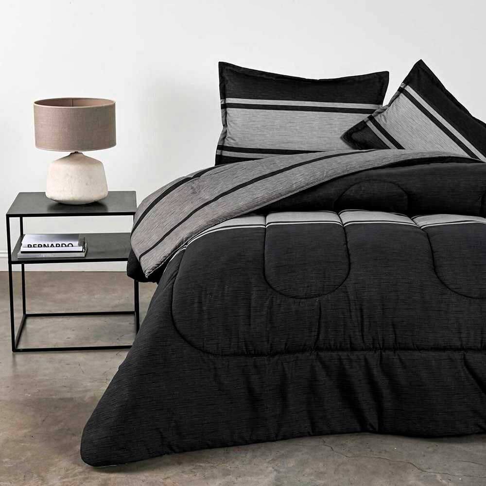 Plumón Cannon 2 Plazas Yarn Negro