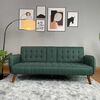 Casanova Sofá Cama Renata 3 cuerpos Verde Piedra 180x88CM