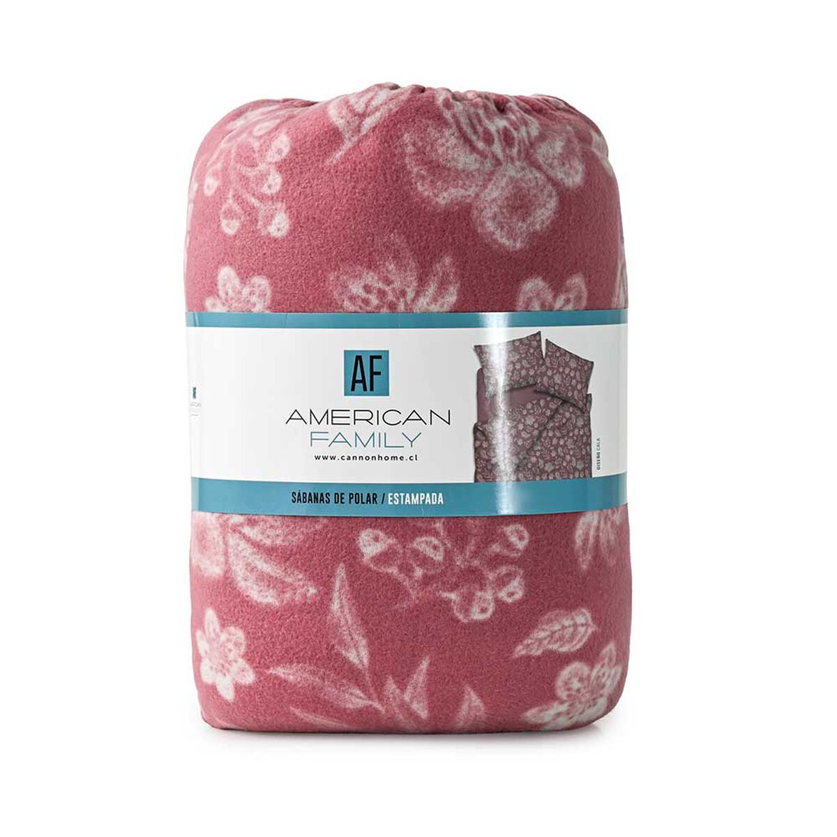 Juego de S&aacute;banas Polar American Family King Cala No Aplica Rosa