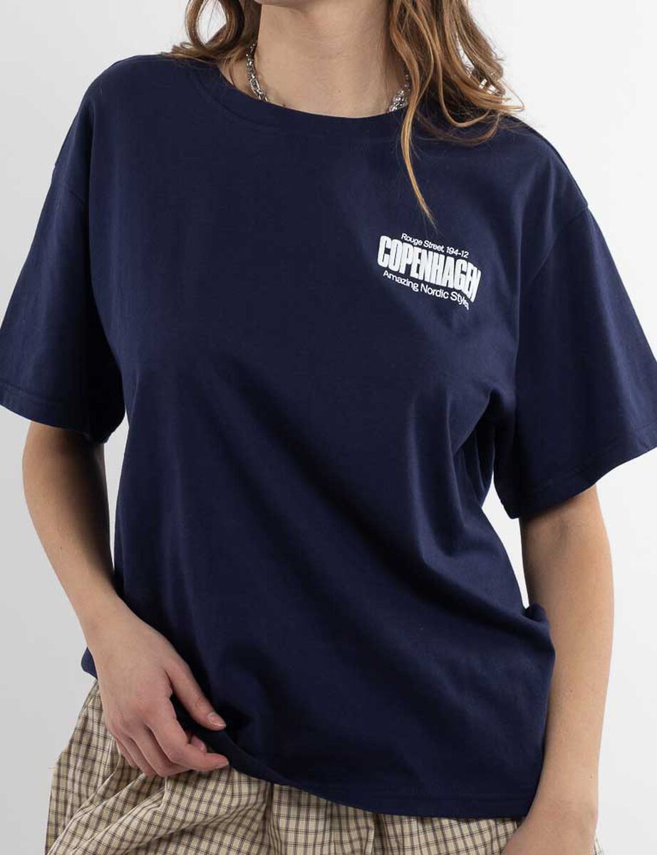 Polera Oversize Local Print Mujer Icono