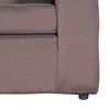 Sof&aacute; Seccional Modular Kea Liverpool 5 Cuerpos Tela Caf&eacute;