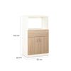 Mueble de Cocina Auxiliar Stanford 2 Puertas 1 Repisa 1 Cajón Bicolor