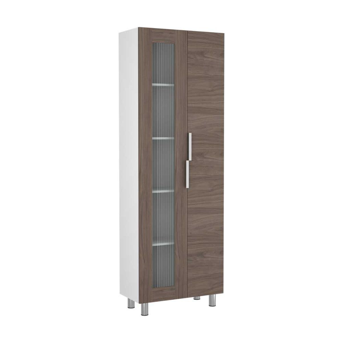 Alacena TuHome Fendi 4 Puertas Blanco Castaño