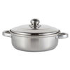 Batería de Cocina Acero Inoxidable Dussel Bombe 10 Piezas