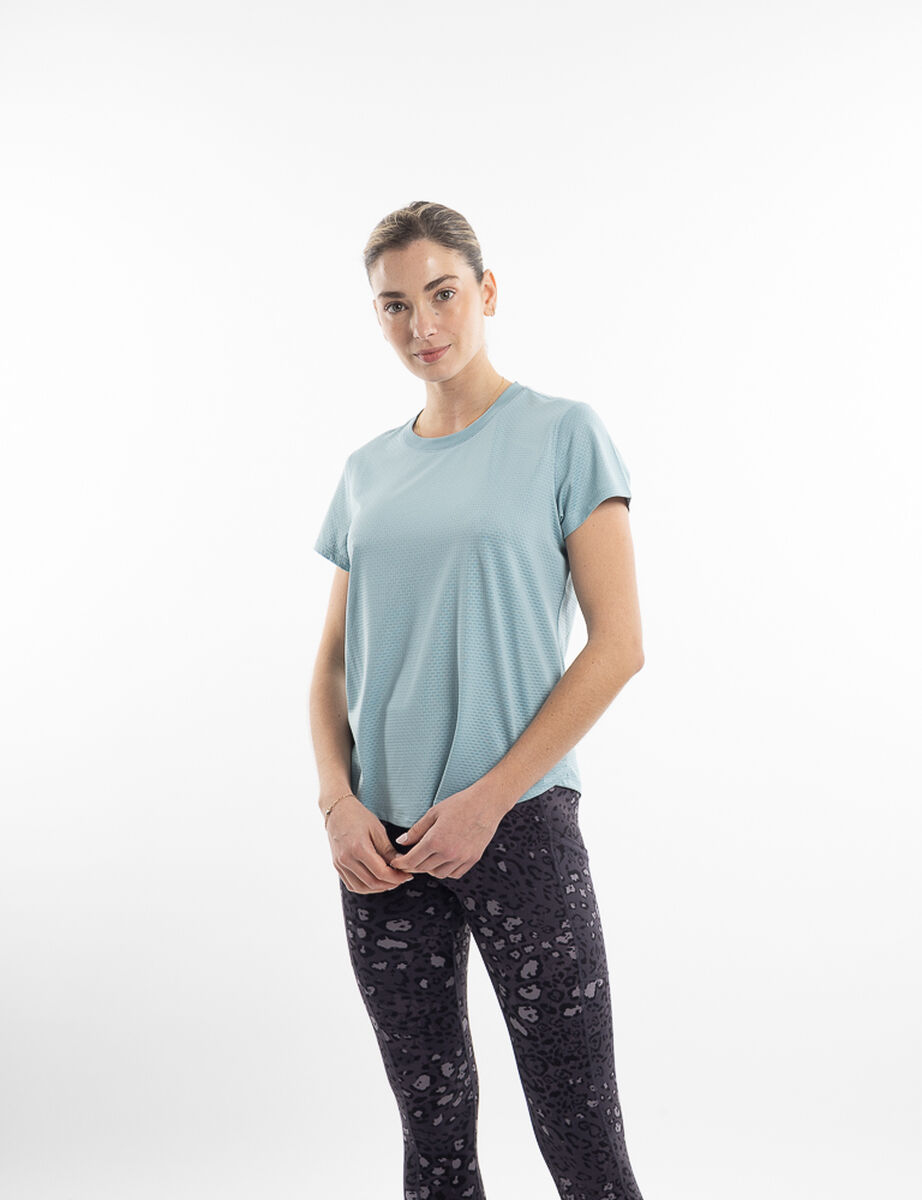 Polera Deportiva Manga Corta Mujer Black County