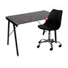 Combo Escritorio Zibel Lime Negro + Silla de Escritorio Zibel Stella Negro