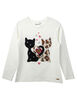 Polera de Algodón Gatos Niña Exception