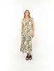 Vestido Maxi Estampado Manga Corta Mujer Portman Club