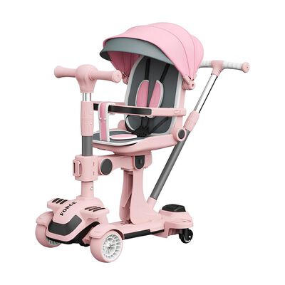 Imagen 1 del producto Triciclo Scooter 2 en 1 LuBabycas Rosado LuBabycas
