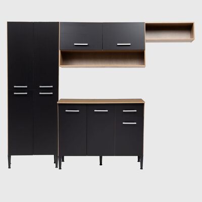 Imagen 2 del producto Mueble de Cocina Roca Arizona 1 Cajón 9 Puertas Negro