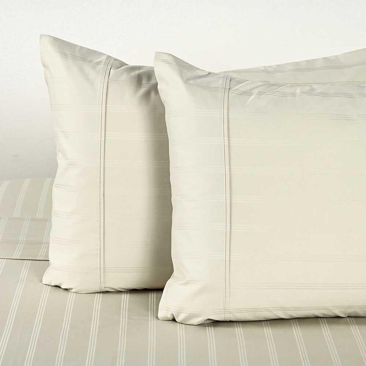 Juego de S&aacute;banas CannonS&uacute;per King 500 Hilos Dobby Thin Beige