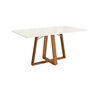 Mesa de comedor Roca Florencia 6 Personas Canela Beige