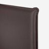 Cama Nido Rosen 1,5 Plazas Pratta + Respaldo + Velador Maurice Chocolate