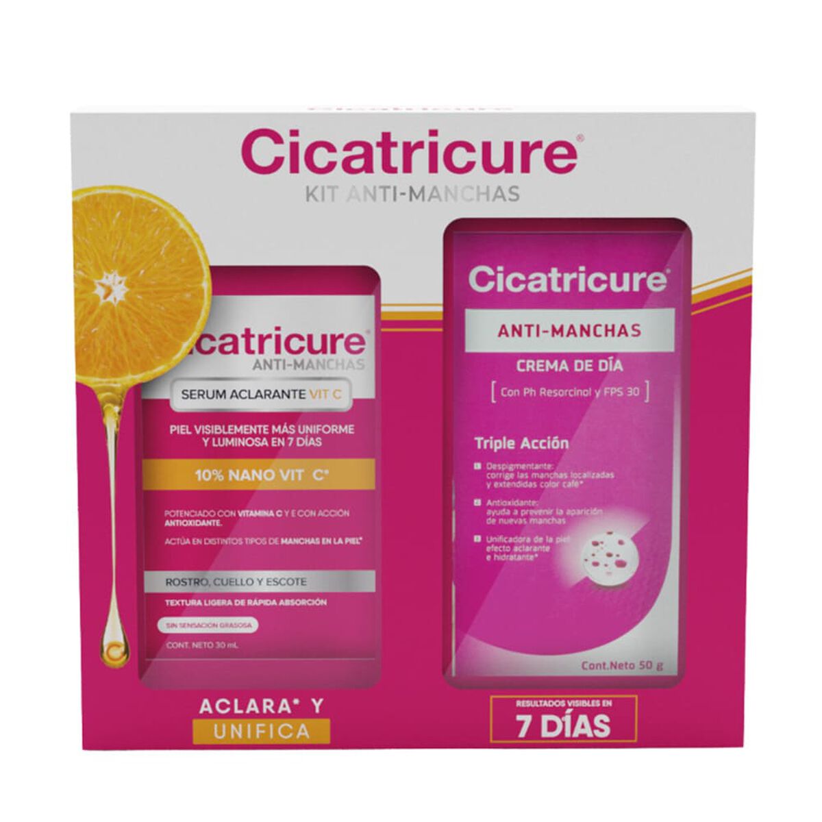 Pack  1 Crema Antimanchas 50 gr + 1 Serum Antimanchas Cicatricure