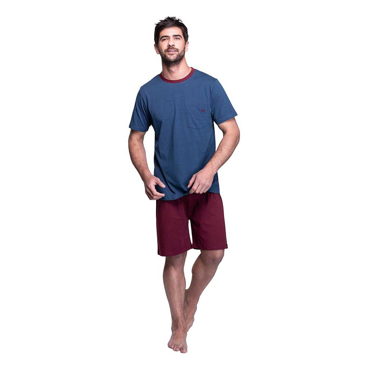 Pijama Verano Algod&oacute;n Hombre Top