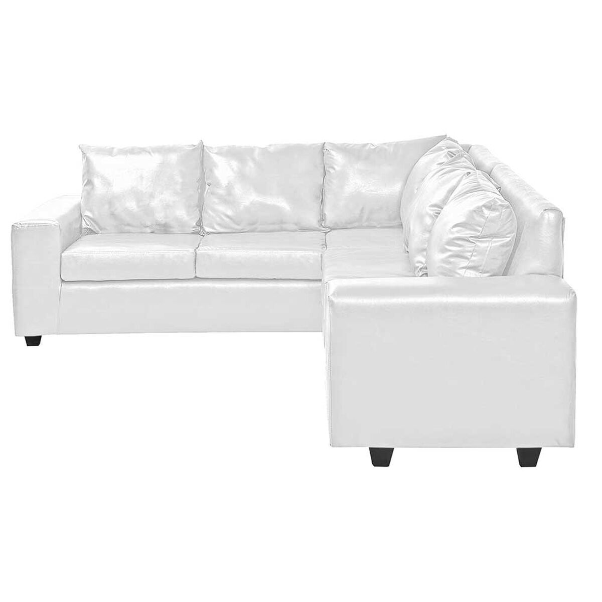 Sofá Seccional Innovamuebles Kahlo 5 Cuerpos Blanco