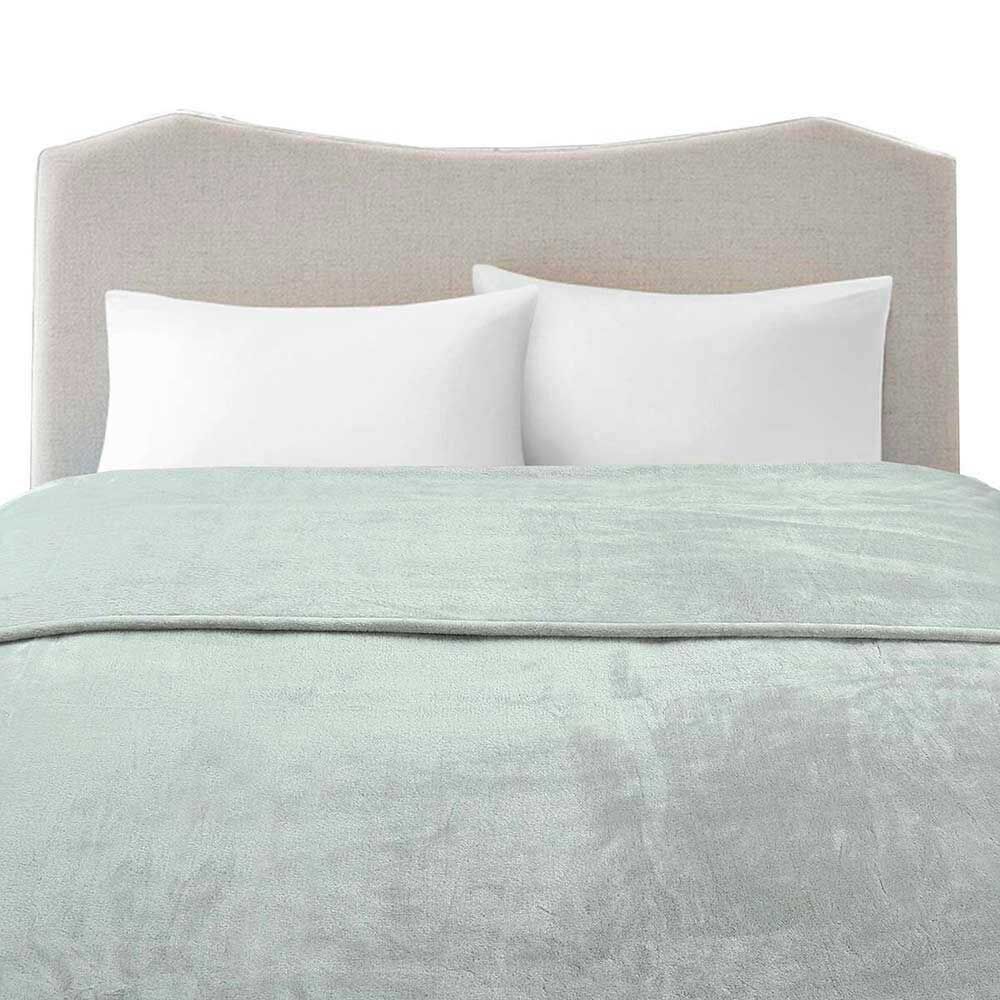 Frazada Flannel Illusions 2 Plazas Gris