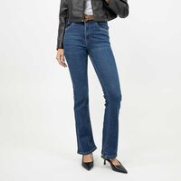 Jeans Flare Mujer Most Wanted Azul Oscur