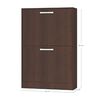 Zapatero Vekkahome Nick 2 Puertas Beige 