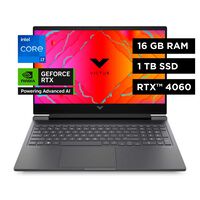 Notebook Gamer HP VICTUS 16-r1015la Intel Core i7 16GB 1TB 16.1"" NVIDIA GeForce RTX 4060