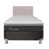 Box Spring CIC 1,5 Plazas Ortopedic Advance + Respaldo Tigris