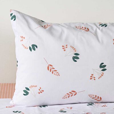 Imagen 2 del producto Juego de Sábanas American Family 144 Hilos 1,5 Plazas Ninfa Rosa