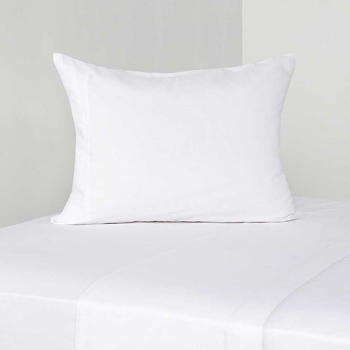 Juego de S&aacute;banas Cannon 180 Hilos 1 Plaza Liso Blanco